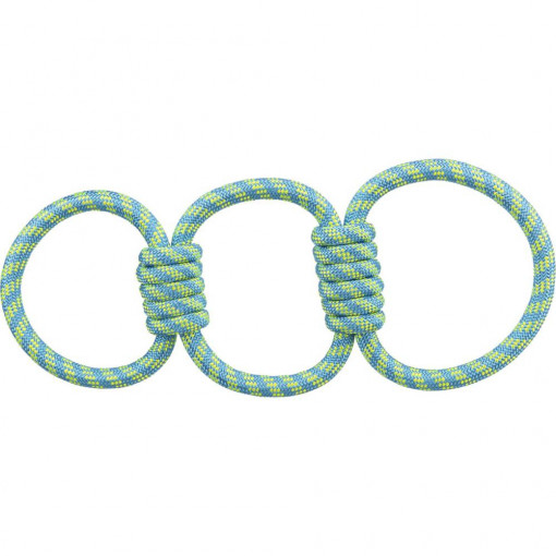Jucarie Pentru Caini, Tugger, 42 cm, Albastru Petrol/Lime, 33663