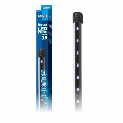 Lampa AQUA LED tub alb, 4W/35cm, LTW4