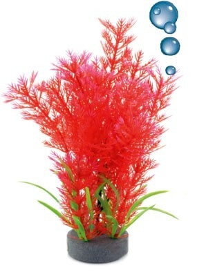 Plante artificiale, 19 cm, Rosu, 0F16