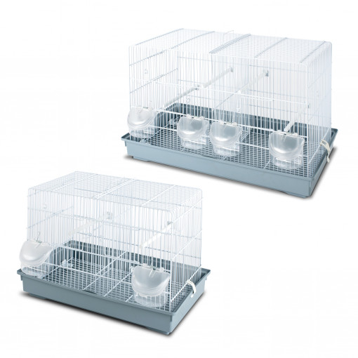 Set Colivii Cova 1 (44 x 27 x 32 cm) si Cova 2 (58 x 32 x 41 cm)pentru Canar, 10100011