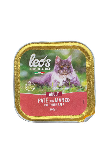 Pate Cat Leo's, 100 g, Vita