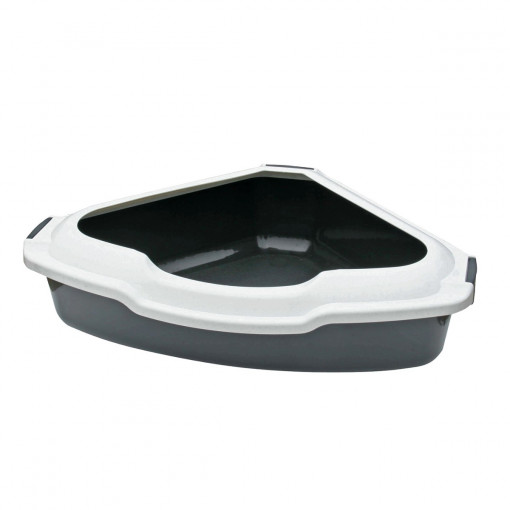 Litiera cu rama colt, Q33N, 56 x 43 x 14cm, Gri