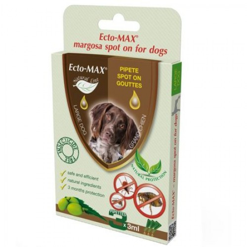Picaturi- Spot On Ecto Max Dog Large Bio 3x3 ml Antiparazita (R)