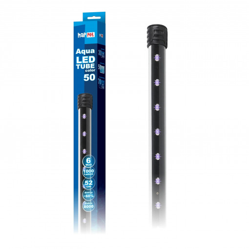 Lampa AQUA LED tub color, 6W/52cm, LTC6
