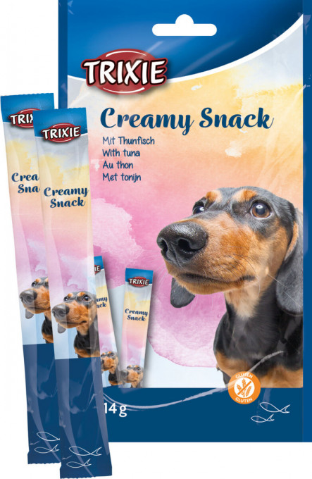 Recompense Pentru Caini, Creamy Snacks Cu Ton Si Pui, 5 × 14 g, 31901