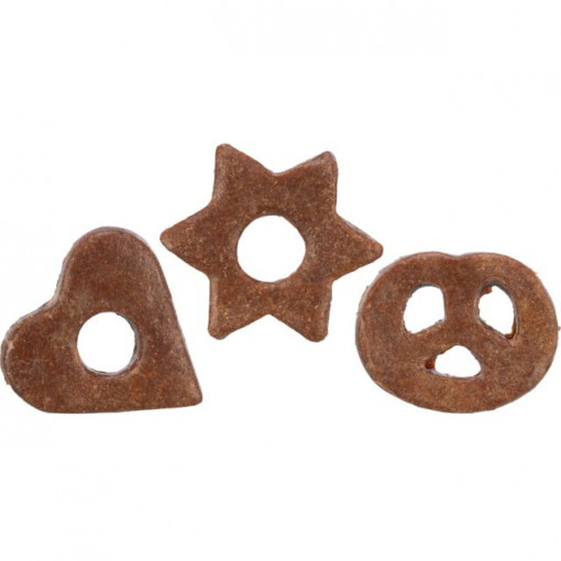 Recompense Pentru Caini, Xmas - Inima/Stea/Covrig- Cu Pui/Ficat Pui, 120g, 92749