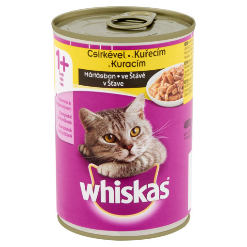 Conserva Whiskas, pentru Pisici, 400 g, cu Pui