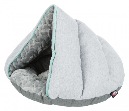 Culcus-Pestera Pentru Caini, Junior, 45x30x40 cm, Gri/Verde Menta, 38254