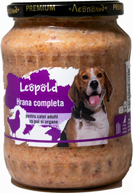 Hrana Completa Premium cu Pui si Organe, 720 gr