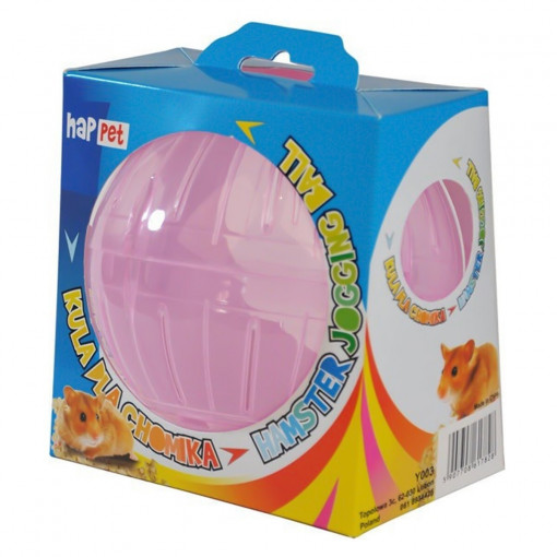 Jucarie pentru hamsteri bila, roz, 14,5 cm, Y016