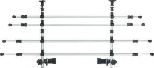 Grilaj Auto, 105-172 cm/46-60 cm, Gri/Negru, 13172