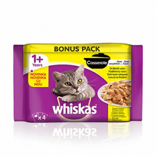 Hrana Umeda Whiskas Meniu, Pui, 4 x 100 g