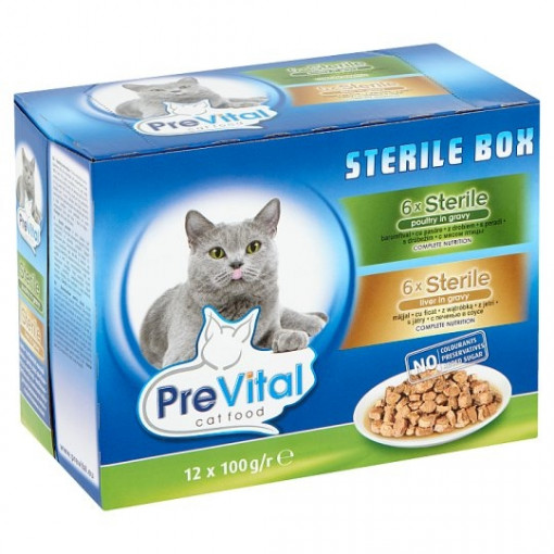Prevital Cat set12 x 100 g, Steril,
