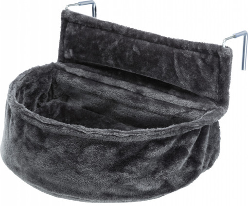 Sezlong pe calorifer XXL plush, 55 x 15 x 36 cm, gri, 43138
