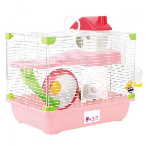 Cusca pentru Rozatoare cu Accesorii, 29 x 22 x 30 cm Pink, K820
