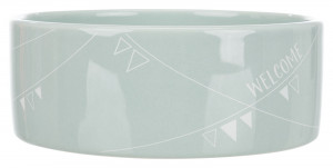 Castron Ceramic Junior, Pentru Caini, 0.3 l/12 cm, Diverse Culori, 25126 - Img 9