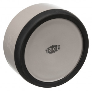Castron Ceramic, Pentru Caini, 0.4 l/12 cm, Gri, 24360 - Img 2