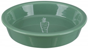 Castron Ceramic Pentru Iepuri, Cu Motiv Morcov, 200 ml/ 14 cm, Diverse Culori - Img 8