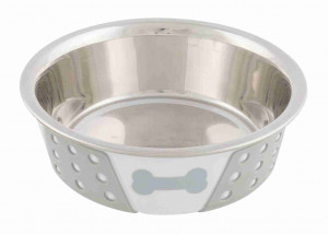 Castron Inox, Alb/Gri, Dimensiune 1.4 l/ø 21 cm