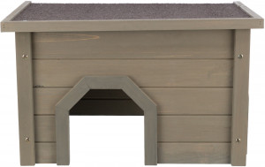 Casuta pentru Rozatoare, 50 x 30 x 37 cm, Gri-Verzui - Img 6