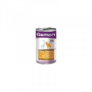 Conserva Gemon Dog, Medium Adult, Pui/Curcan, 1250 g