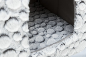 Culcus Iglu, Mila, 32 - 42 - 32 cm, Alb-Gri - Img 3