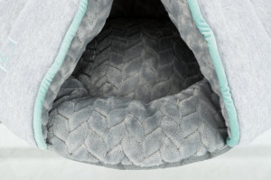 Culcus Pestera Junior, 45 x 30 x 40 cm, Gri/Verde Menta - Img 6