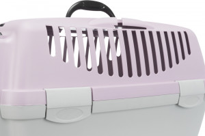 Cusca Capri 1, XS: 32 x 31 x 48 cm, Gri/Mov Deschis, 39813 - Img 3