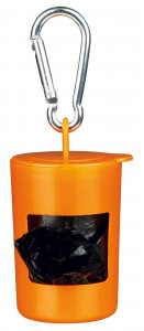 Dispenser Pungi Igienice, Plastic, 2 role/20 buc, Diverse Culori - Img 3