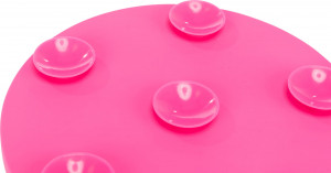 Farfurie Pentru Hranire Lenta, Lick`n'Snack, Cu Ventuze, Silicon,18 cm, Roz - Img 2