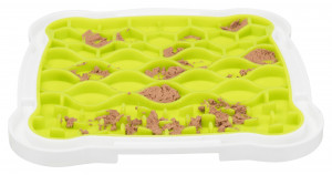 Farfurie pentru Hranire Lenta, Lickâ€™n'Snack, 20 x 20 cm, Lime/Alb - Img 11
