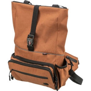 Geanta de Sold/Rucsac pentru Accesorii, Rolltop, 22 x 7/3 x 24/32,5 cm, Ruginiu - Img 9