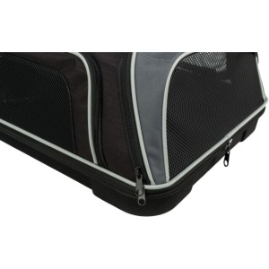 Geanta de Transport Animale Companie, pentru Avion, Airline, 55 x 23 x 40 cm, Pana la 7 kg, Negru/Gri - Img 4