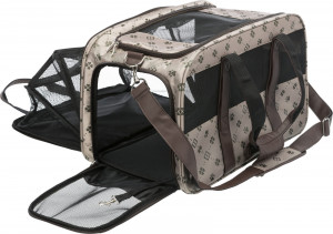 Geanta de Transport, Maxima, Extensibila, 33 x 32 x 54 cm, Pana la 8 kg, Bej/Maro