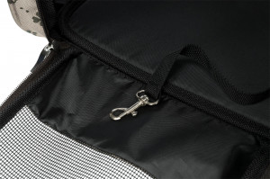 Geanta de Transport, Maxima, Extensibila, 33 x 32 x 54 cm, Pana la 8 kg, Bej/Maro - Img 3