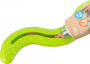 Jucarie Caini, Sarpe pentru Eliberare Recompense, Culoare Salvie/Menta, Dimensiune 27 cm - Img 4