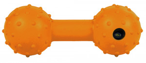 Jucarie Pentru Caini, Gantera Cu Clopotel, Cauciuc, 12.5 cm - Img 2