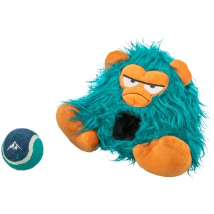 Jucarie Pentru Caini, Monstru Cu Minge de Tenis, Cu Sunet, 25 cm - Img 3