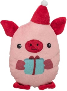 Jucarie Xmas Porc de Craciun, Plush, 19 cm, 92601 - Img 1