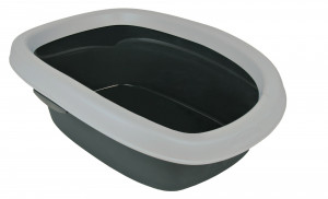 Litiera Carlo 1, cu Rama, 31 x 14 x 43 cm, Gri