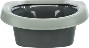 Litiera Carlo, Cu Rama, Be Eco, 31 x 14 x 43 cm, Antracit/Gri - Verde - Img 3