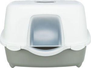 Litiera Davio Top, Cu Capac, 56 x 39 x 39 cm, Salvie/Alb