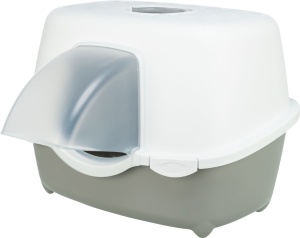 Litiera Davio Top, Cu Capac, 56 x 39 x 39 cm, Salvie/Alb - Img 2