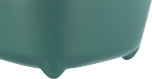 Litiera Davio Top, Cu Capac Si Filtru De Carbon, 56 x 39 x 39 cm, Verde/Alb - Img 2
