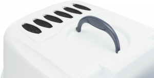 Litiera Vico Open Top, cu Capac si Lopatica, 40 x 40 x 56 cm, Albastru/Alb - Img 11