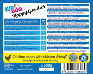 Oase de Calciu cu Piept de Pui, 500 g, A04518 - Img 2