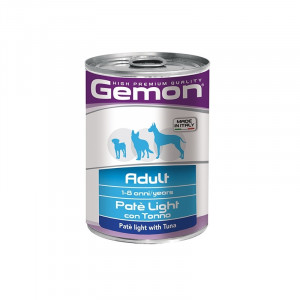 Pate Gemon Dog 400 g Light, Ton