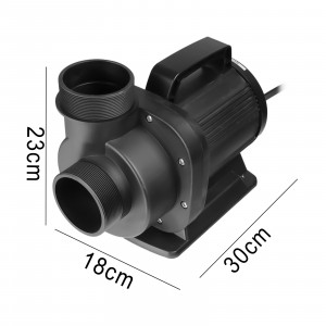 Pompa pentru iaz, Negru, 50000l/h, 30 x 18 x 23 cm - Img 2
