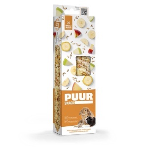 Puur Baton Seminte Pentru Rozatoare, cu Banane si Mar, 2 buc, 180 g
