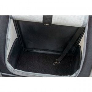 Rucsac Chloe, 39 x 43 x 27 cm, Pana la 8 kg, Gri Deschis/Negru, 2883 - Img 5
